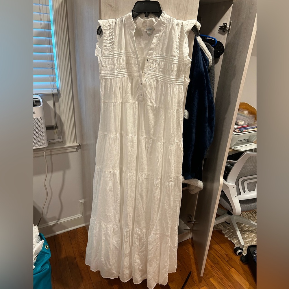 Sundance white flowy dress, S/P
